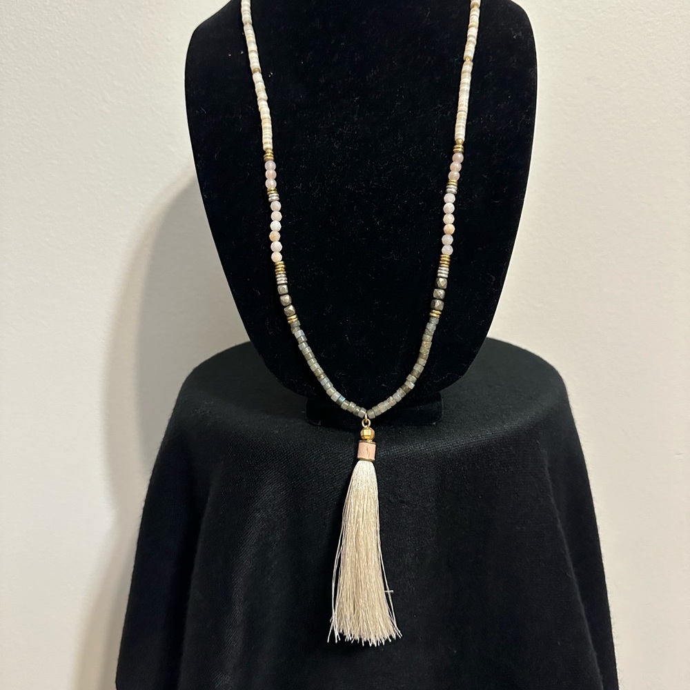 Stella & Dot Antonia Tassel Necklace
